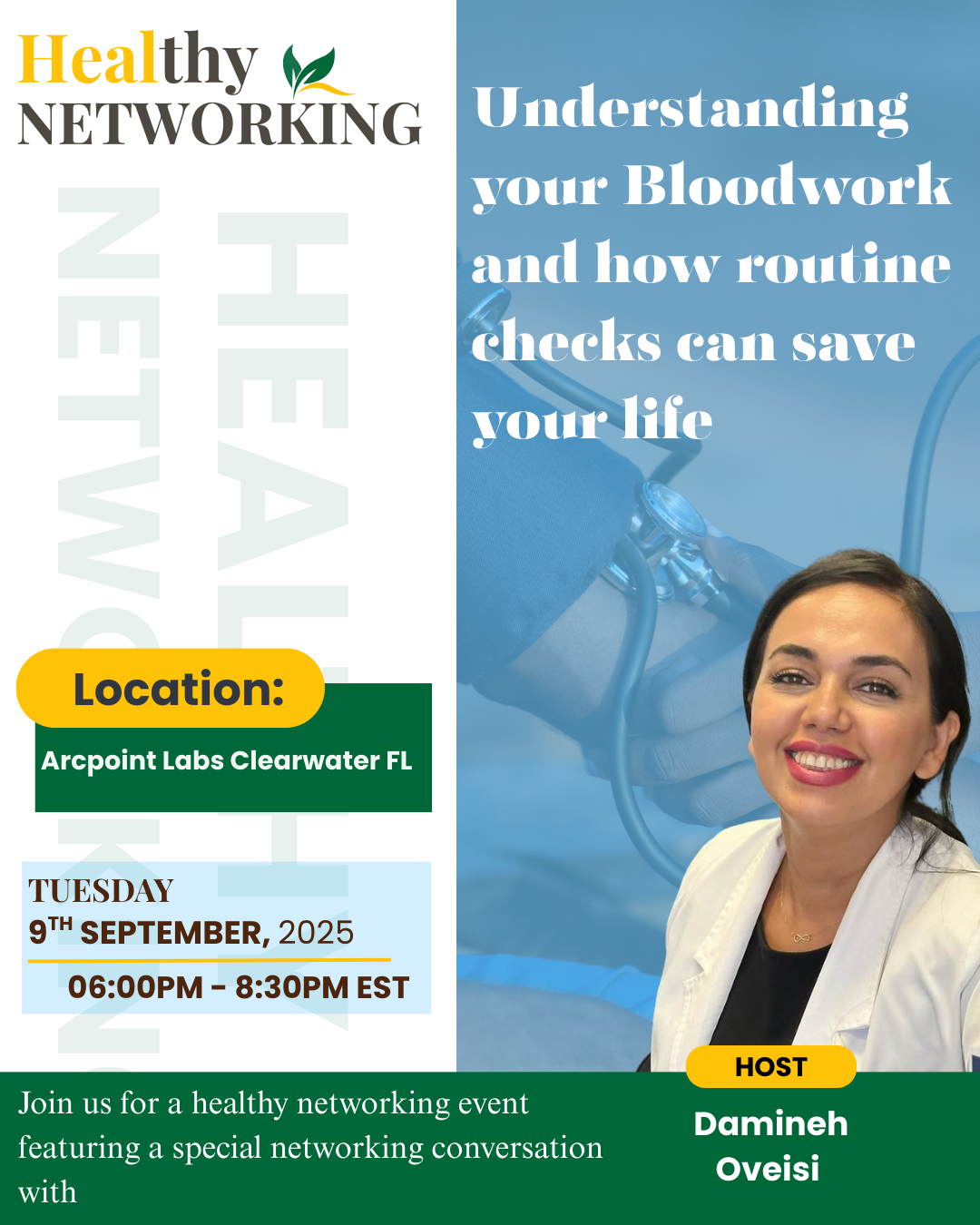 Healthy Networking – Clearwater, Understanding Your Bloodwork